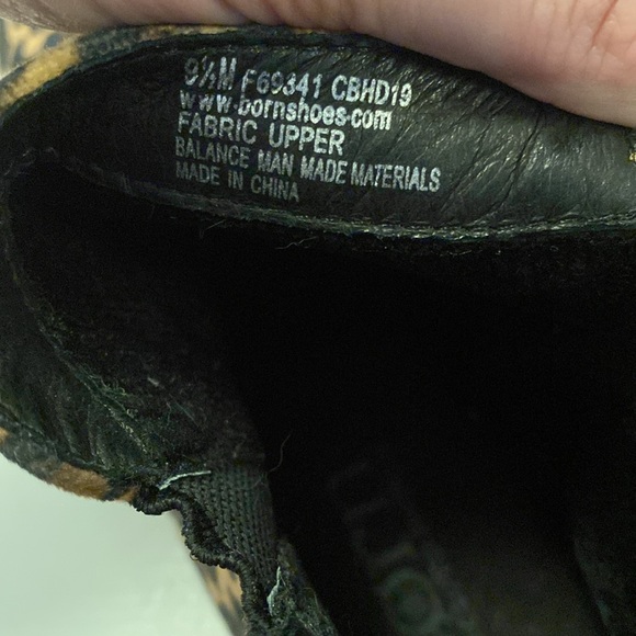 Leopard-Print Born Remo Booties NWOT - Picture 7 of 7